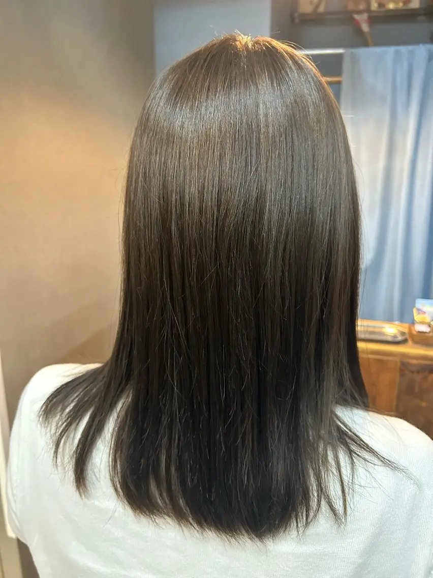 ミディアム ヘアカラー トリートメント Trip/ れんなのヘアスタイル