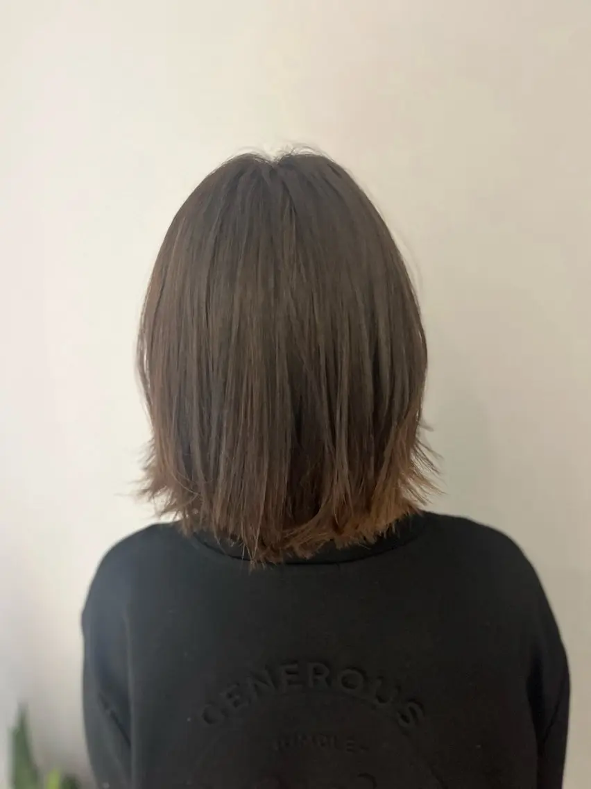 セミロング カット ヘアカラー Grow by NYNY 田代 紀恵のヘアスタイル