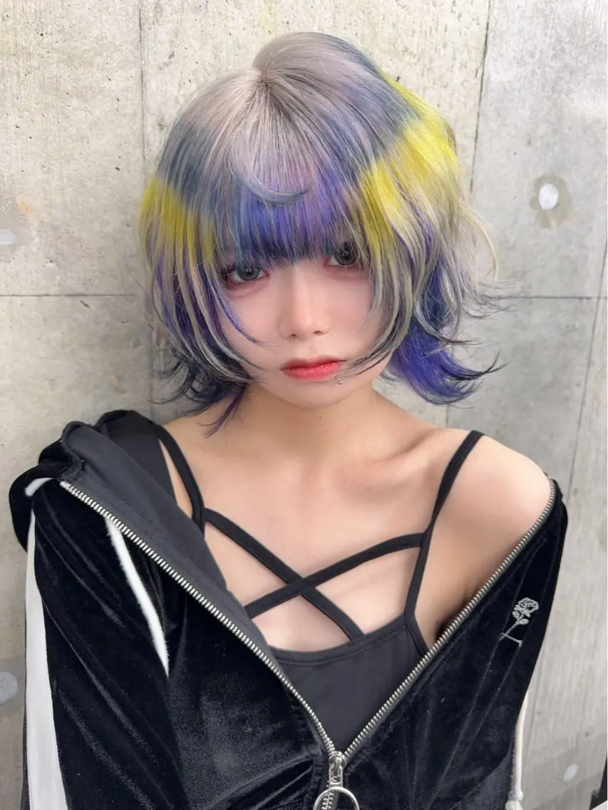 ショート カラー デザインカラー ヘアカラー †❤︎池袋/カラー/ ENA❤︎†のヘアスタイル