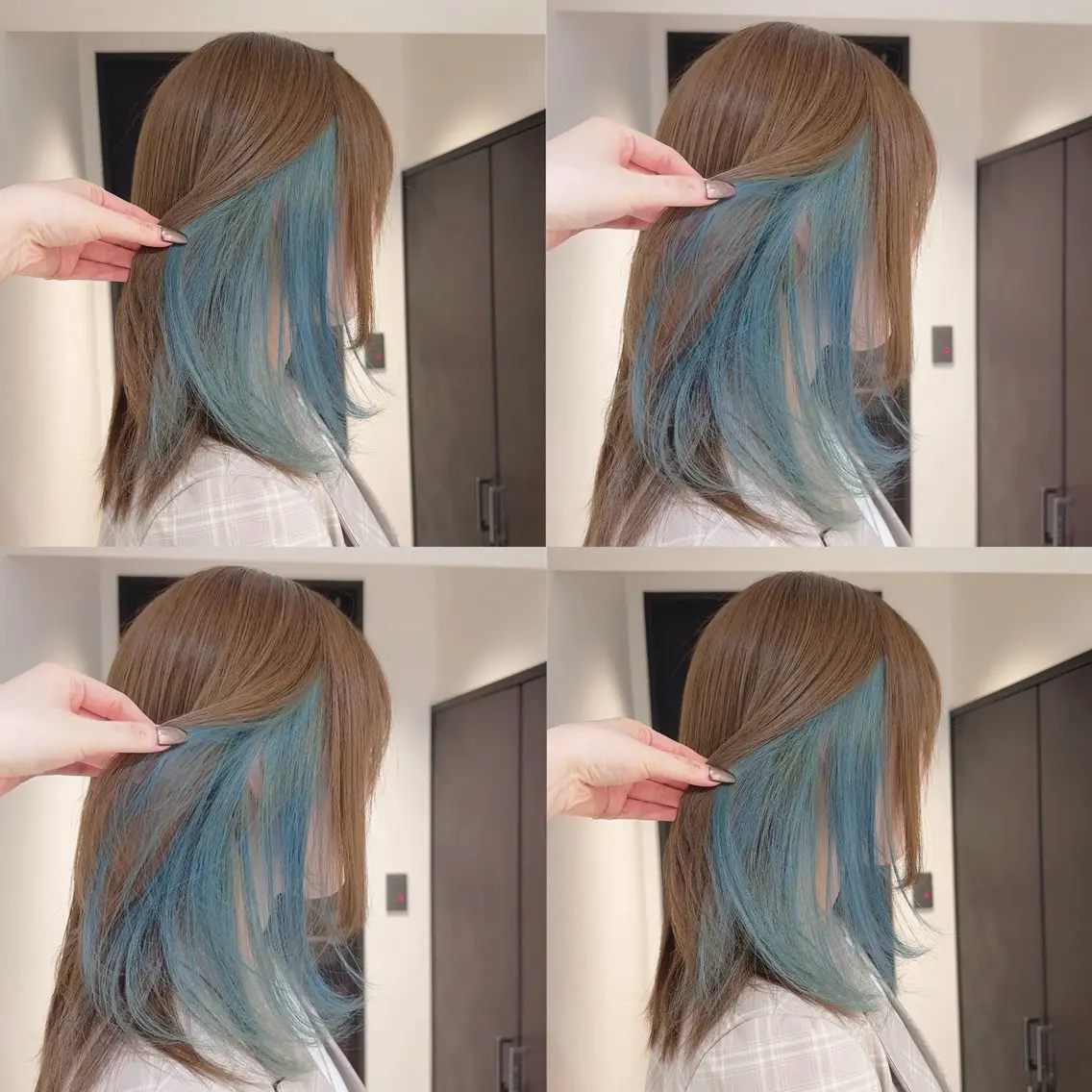 カラー ヘアカラー トリートメント 渋谷:インナーカラー ／🍒エリカ🍒のヘアスタイル