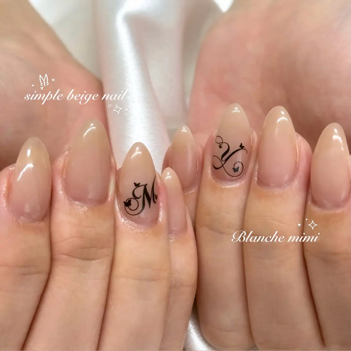 ネイル ハンドネイル Blanche mimi.u_aのネイルデザイン