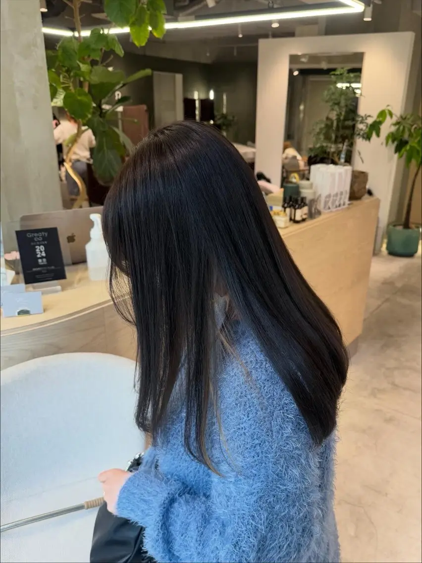 セミロング トリートメント ヘアカラー FUJIIKANON /パーマモデル募集中のヘアスタイル