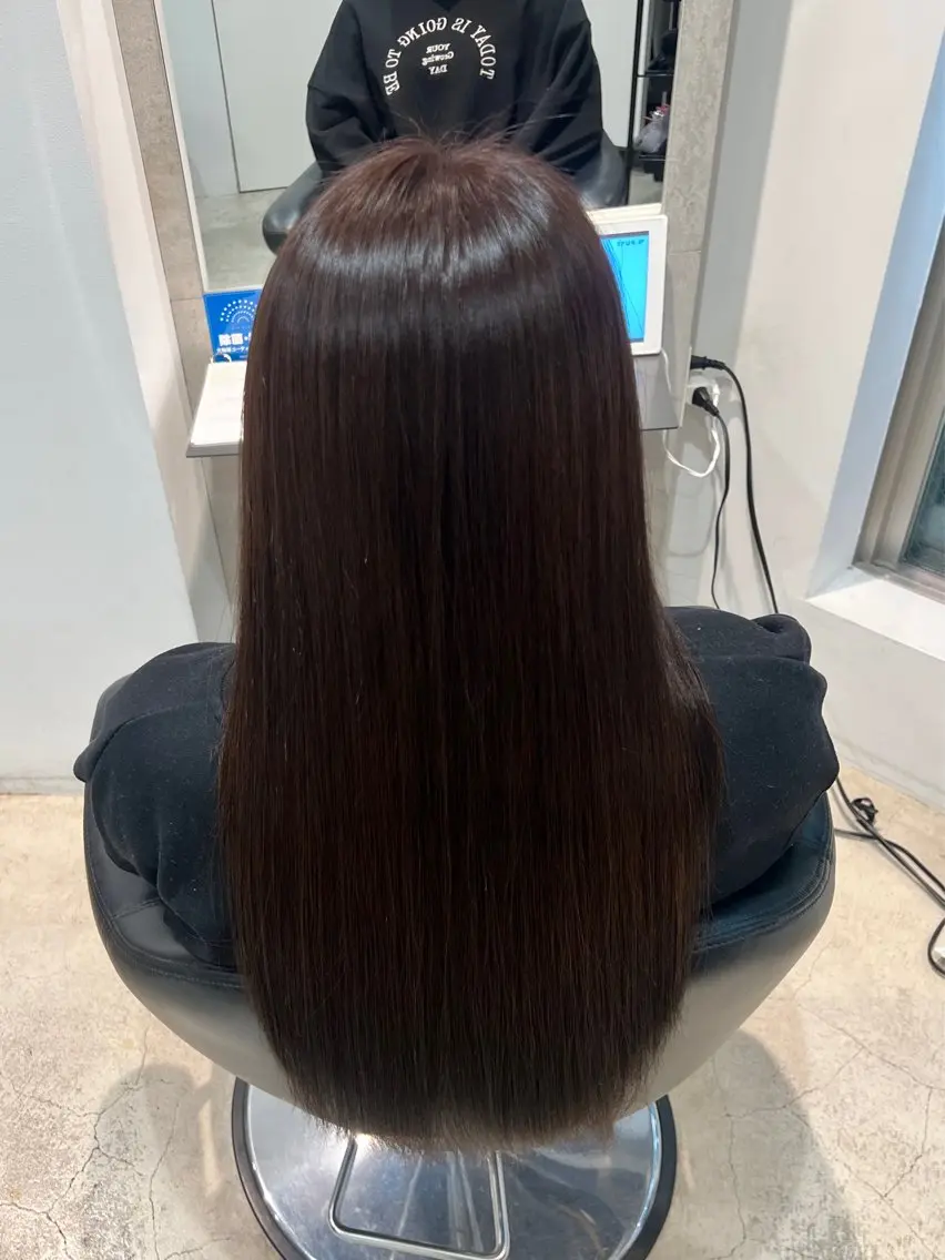 ロング カラー カット ヘアカラー YUME/綱島 /レイヤーカットのヘアスタイル
