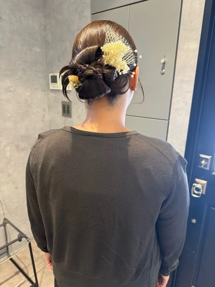 ヘアアレンジ ヘアセット 野林 夏帆のヘアスタイル