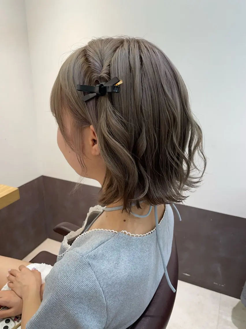ミディアム ヘアセット 新宿三丁目アイドル ヘアメイクたでぬまのヘアスタイル