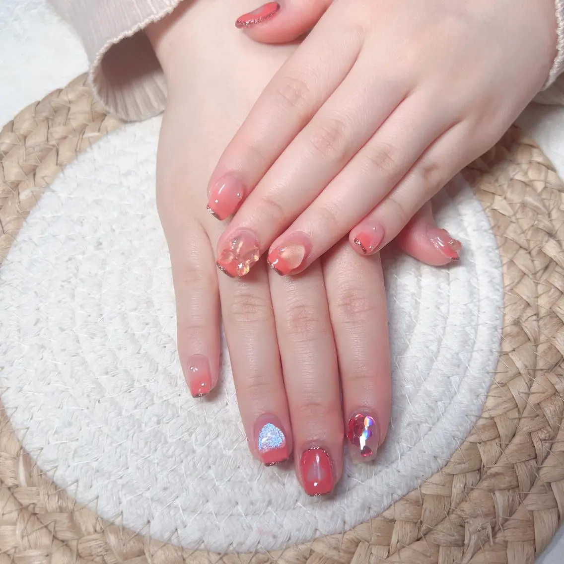 ネイル ハンドネイル M 🌷Nail 長さだし専門店のネイルデザイン