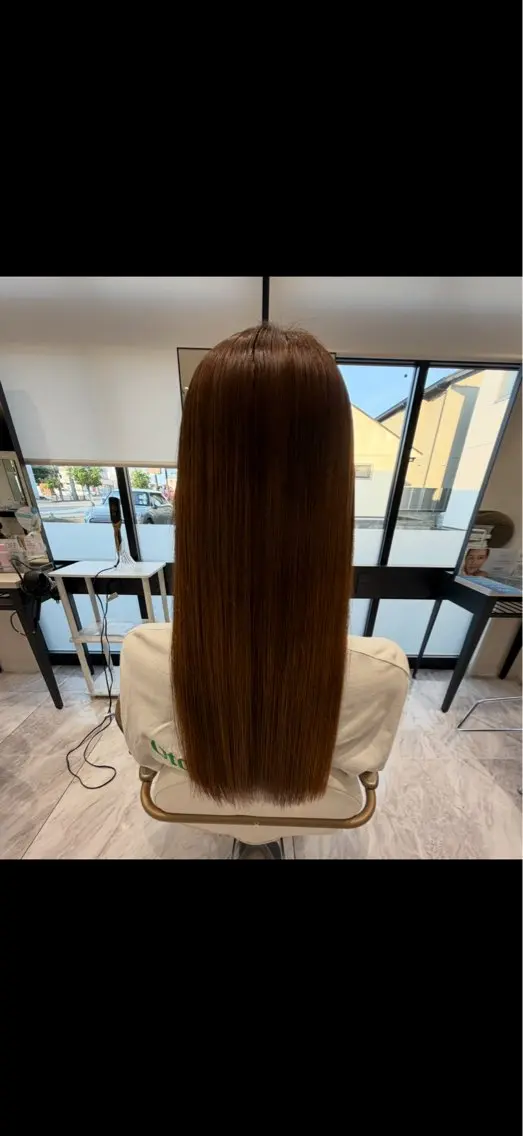 ロング 髪質改善 HANABUSA 林祐生のヘアスタイル