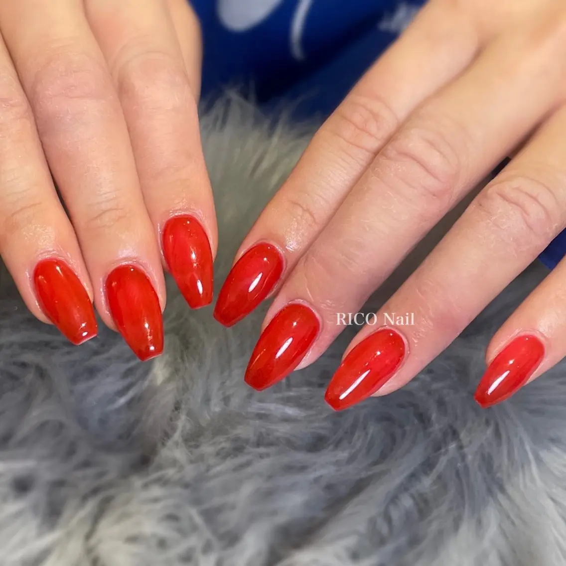 ネイル ハンドネイル RICO Nail パーツつけ放題🌈のネイルデザイン