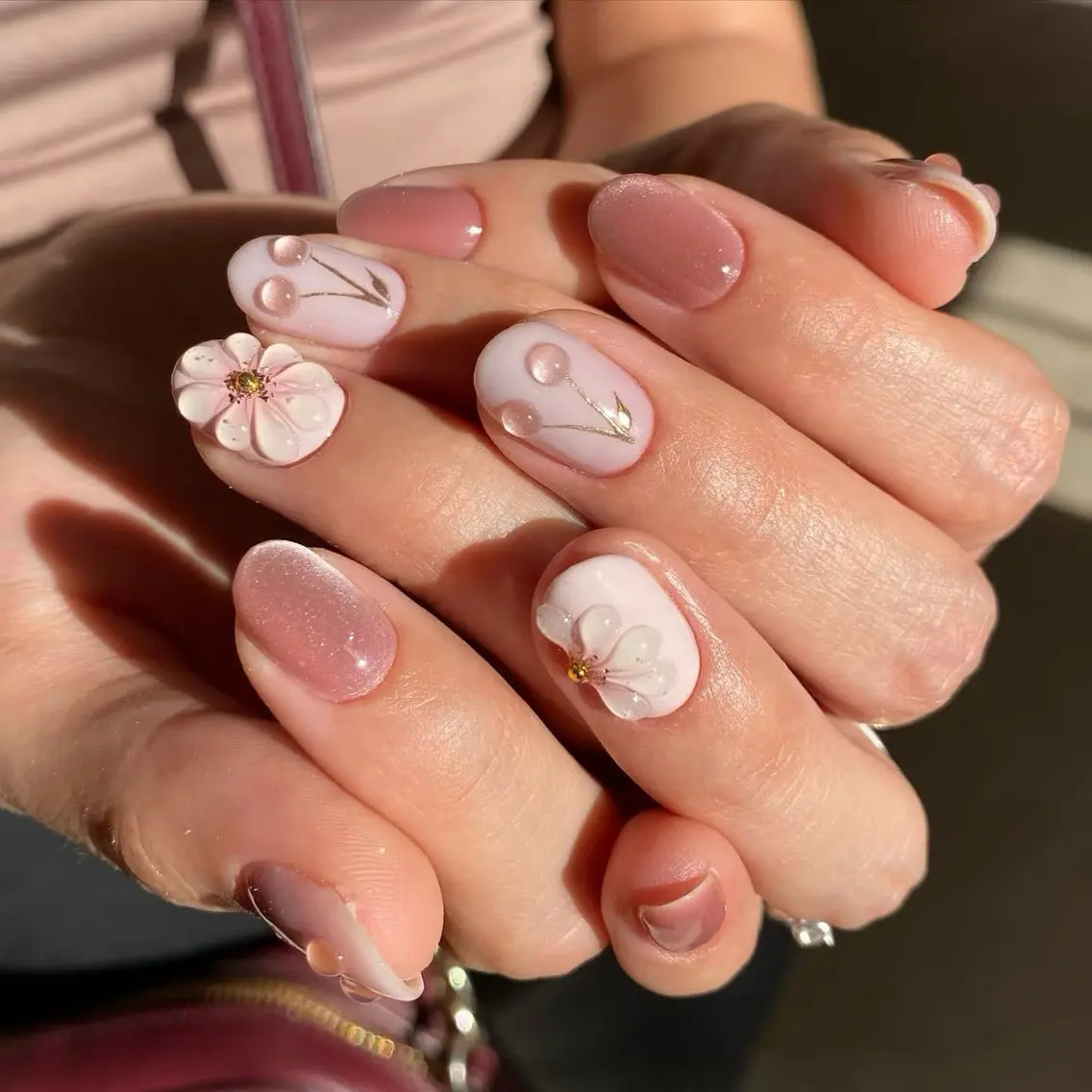ネイル アートネイル 成人式 ジェルネイル ニュアンスネイル ネイルチップ Kora Nailのネイルデザイン