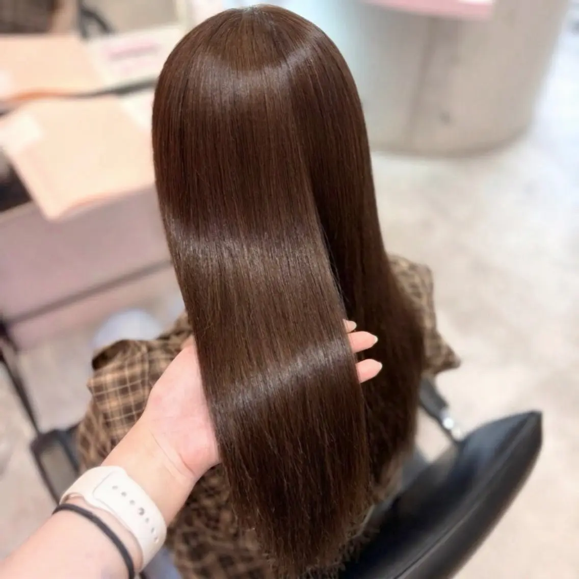 ロング カラー ヘアカラー 透明感/艶カラー 💘Hanaのヘアスタイル