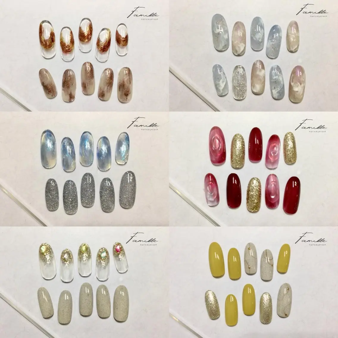 ネイル ニュアンスネイル ハンドネイル Aika ネイルデザイナーのネイルデザイン