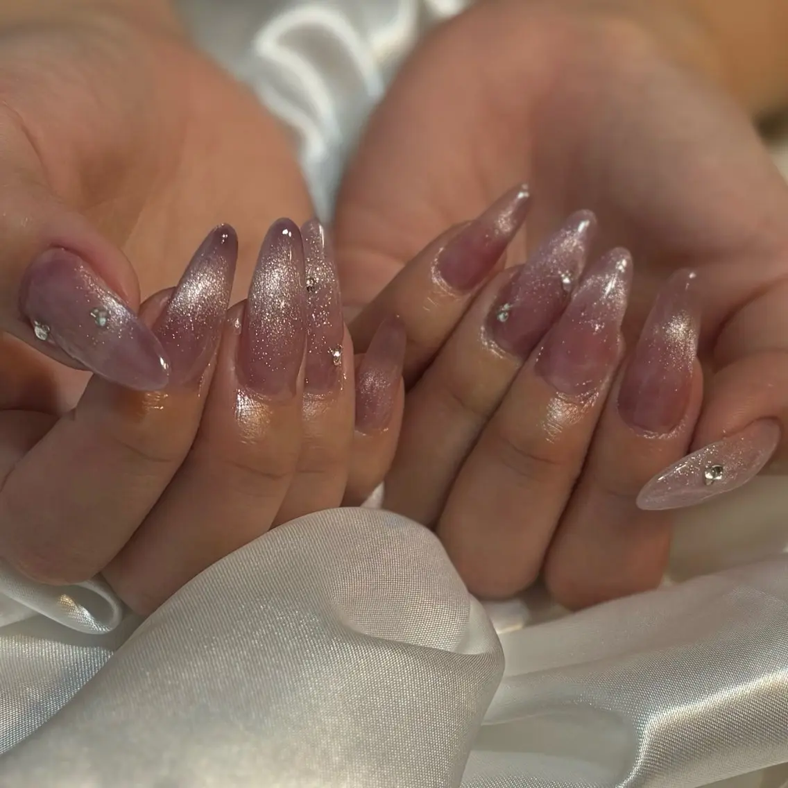 ミラーネイルorマグネットorフラッシュネイルの写真