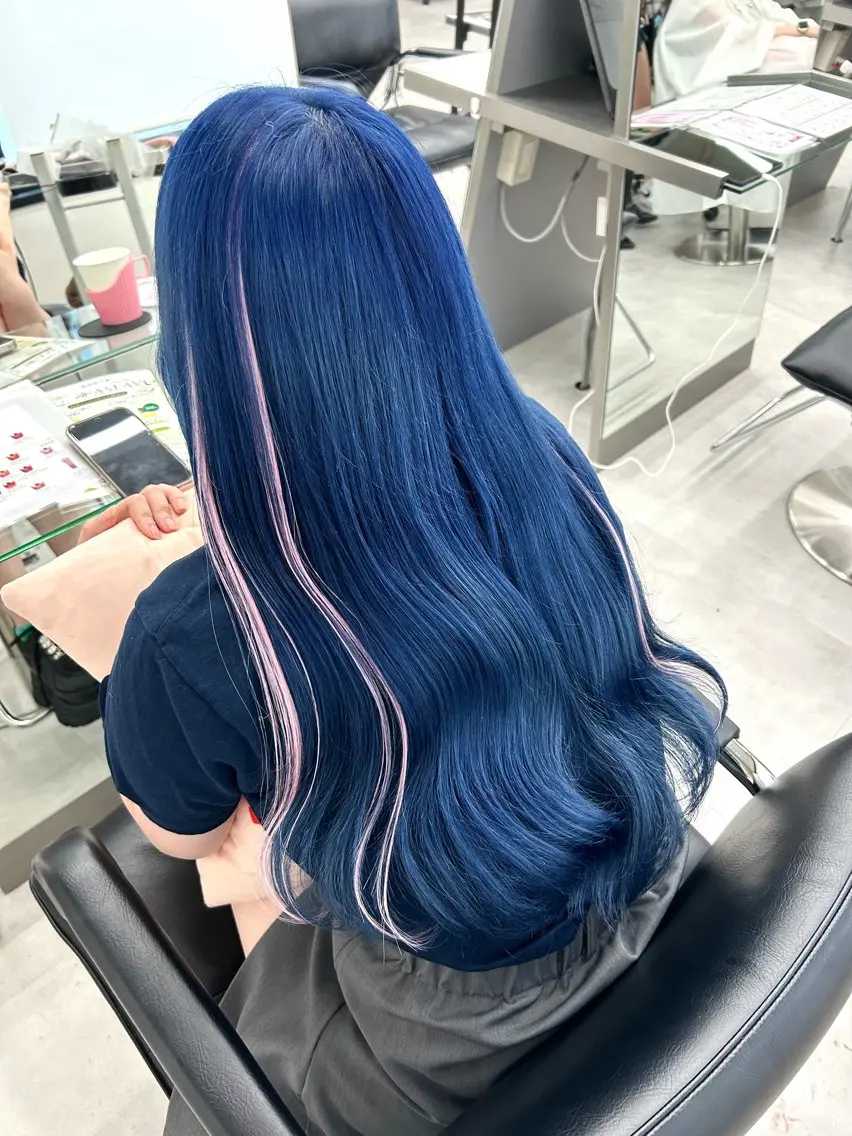 カラー ブリーチ ピンクカラー ヘアカラー 横浜ダブルカラー/ ハイトーンエクステのヘアスタイル