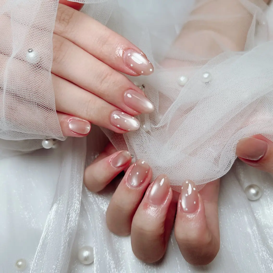 ネイル フラワーネイル 韓国ネイル 夏ネイル ワンホンネイル ハンドネイル Cute Tips nailのネイルデザイン