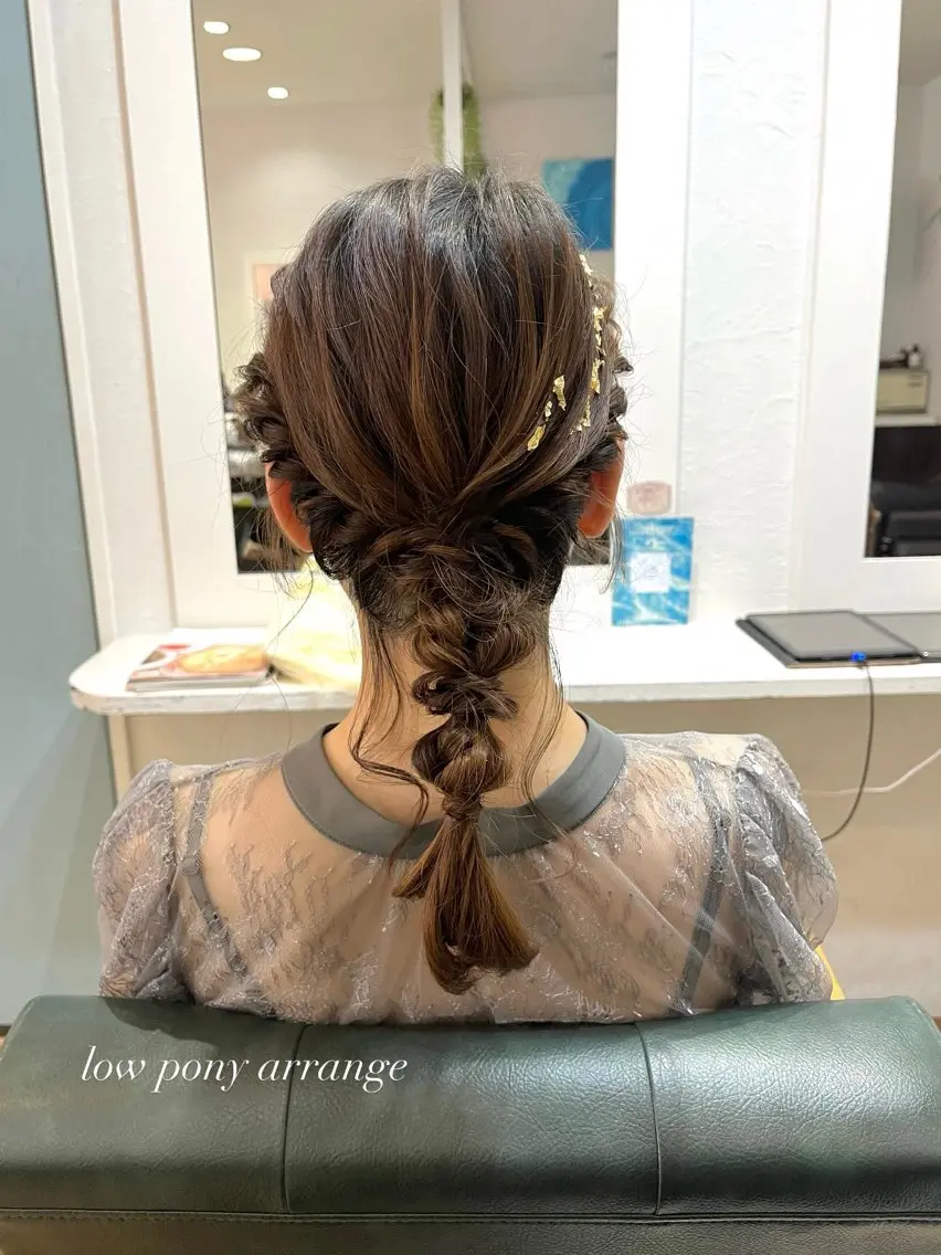 ヘアアレンジ ヘアセット 遠藤 玲のヘアスタイル