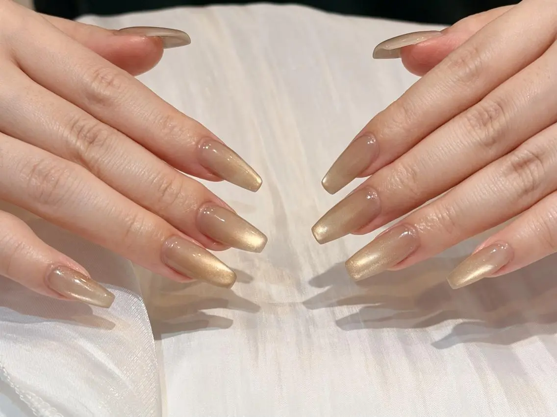ネイル 長さ出し マグネットネイル ハンドネイル CHERIRNAIL ブンのネイルデザイン
