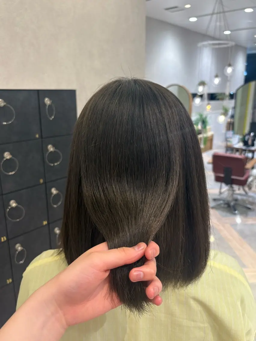 ミディアム 無料カットモデル いけだあいりのヘアスタイル