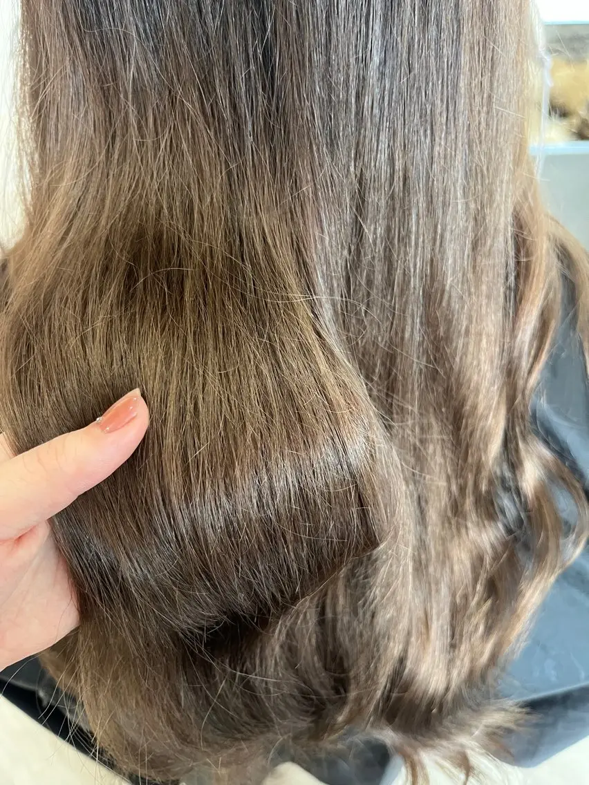 カラー ベージュカラー 透明感カラー ヘアカラー 北村 空音のヘアスタイル