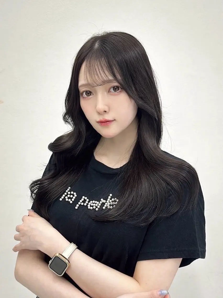 【モニター価格🙆🏻♀️】髪質改善🌟ケアカラー+枝毛カット+髪質改善トリートメント✨の写真
