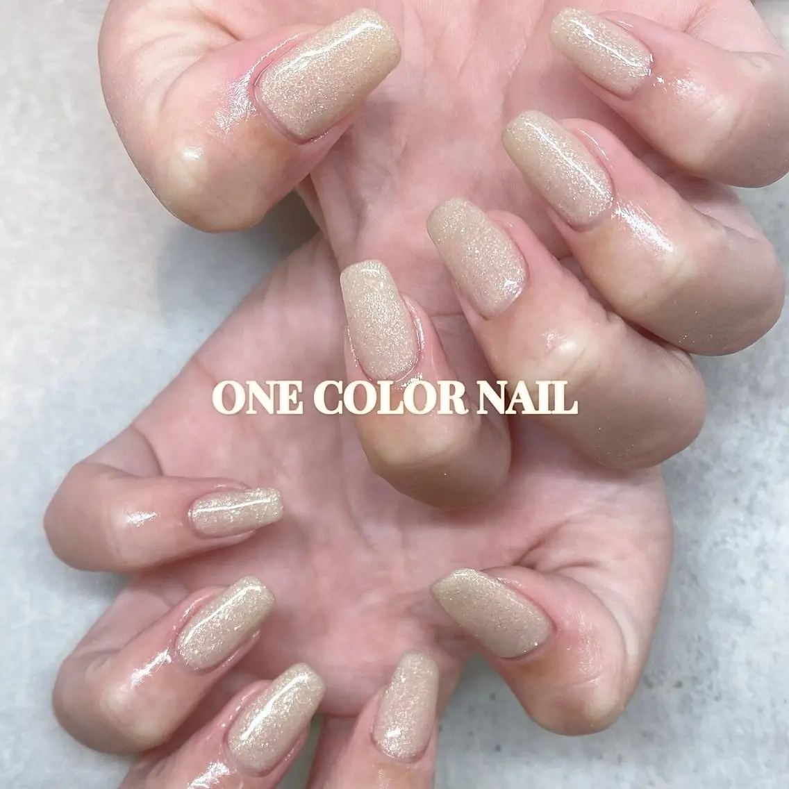ネイル ワンカラーネイル RAY NAIL 今池店 赤松のネイルデザイン