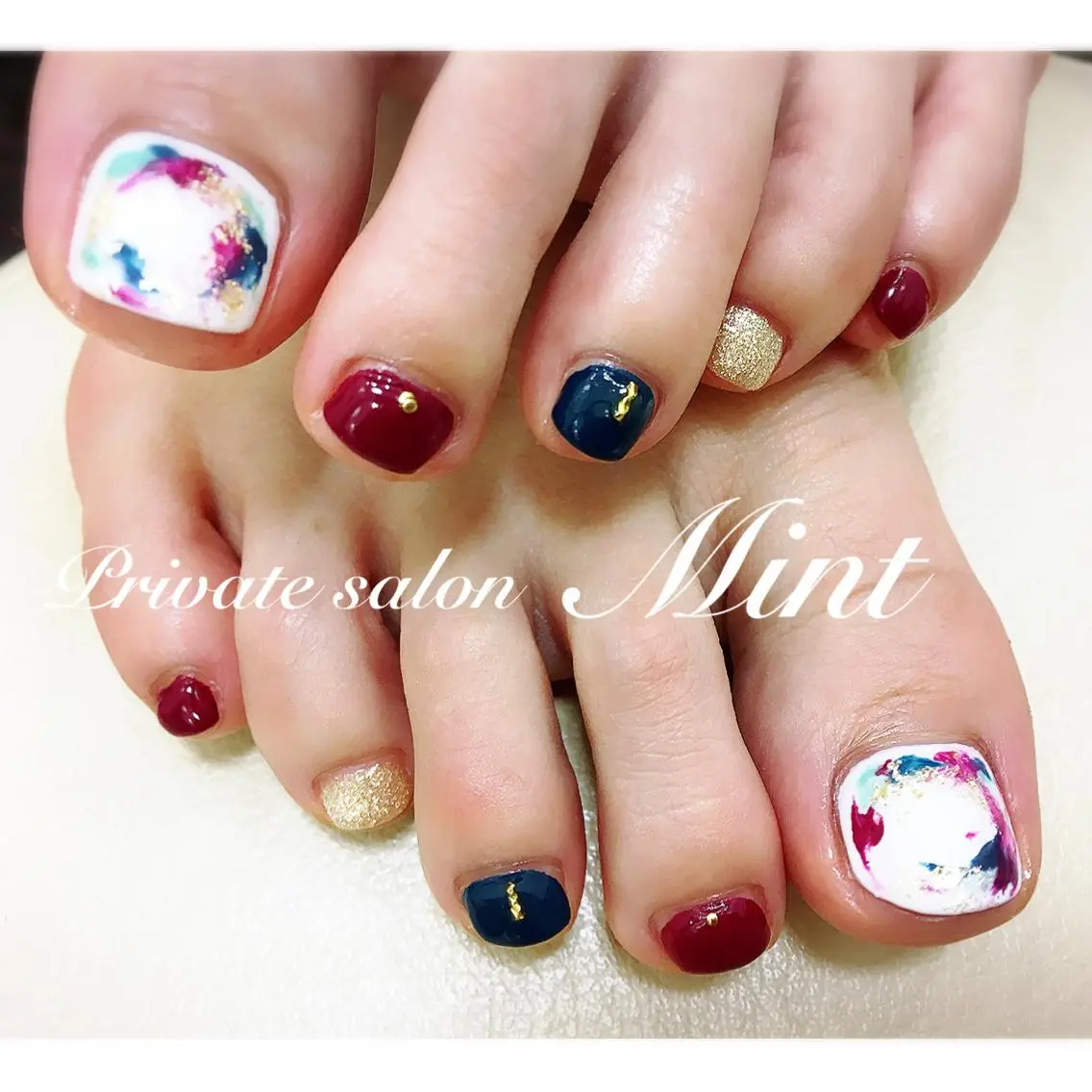 ネイル フットネイル Mint. nailのネイルデザイン