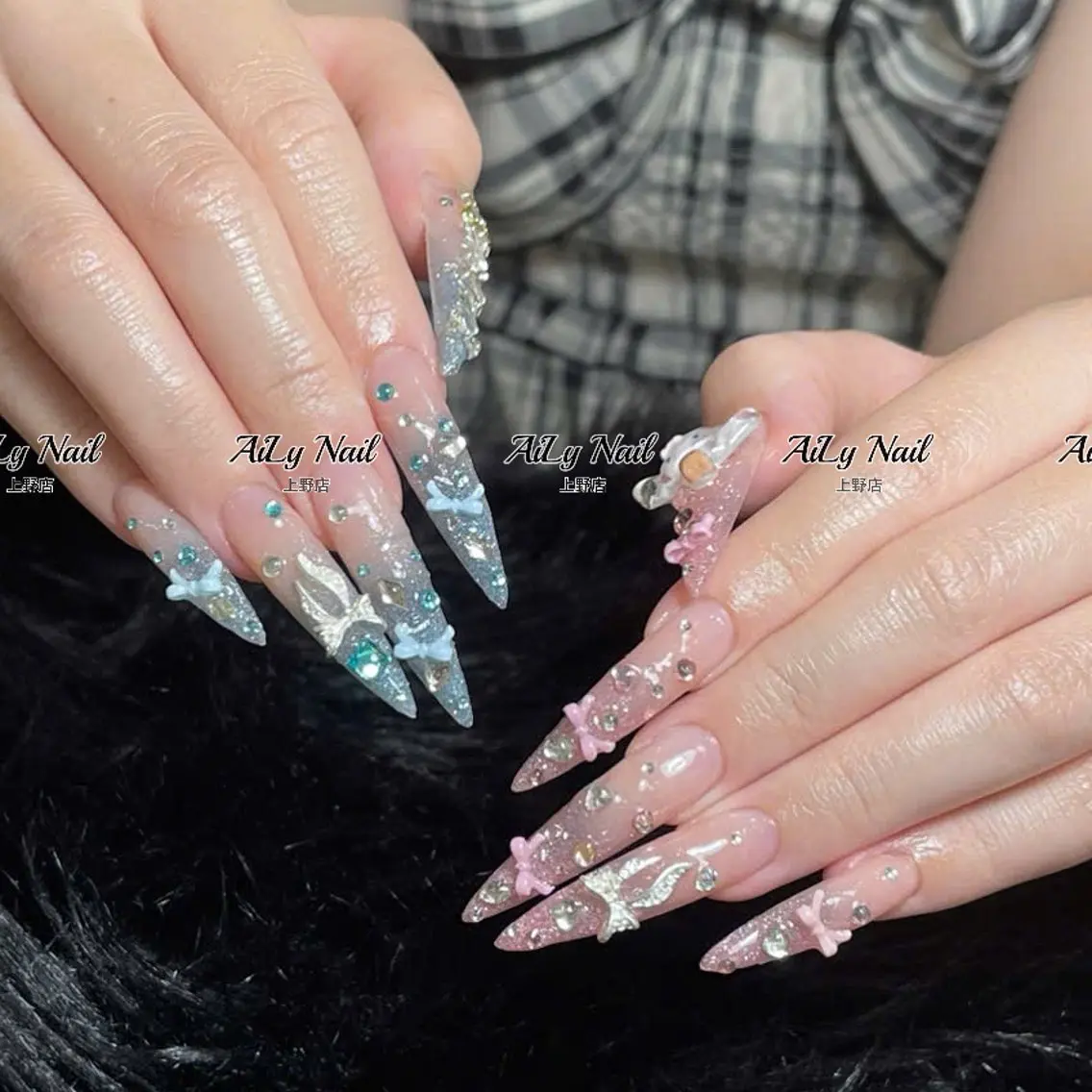 ネイル アートネイル ジェルネイル マグネットネイル ニュアンスネイル シンプルネイル ハンドネイル AiLy Nail 上野店のネイルデザイン