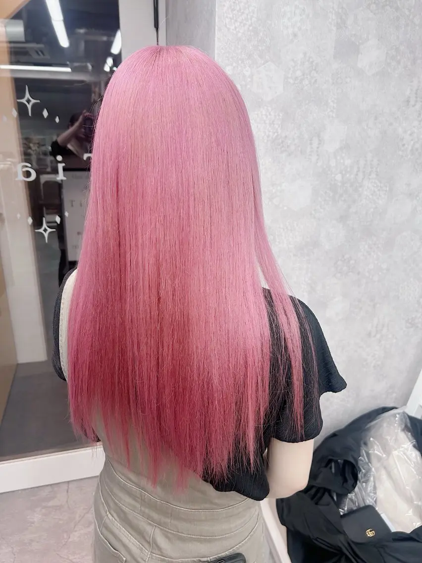 セミロング カラー ヘアカラー トリートメント ヘアセット 💕ブリーチ/ヘアメ 🎀YUUKAのヘアスタイル
