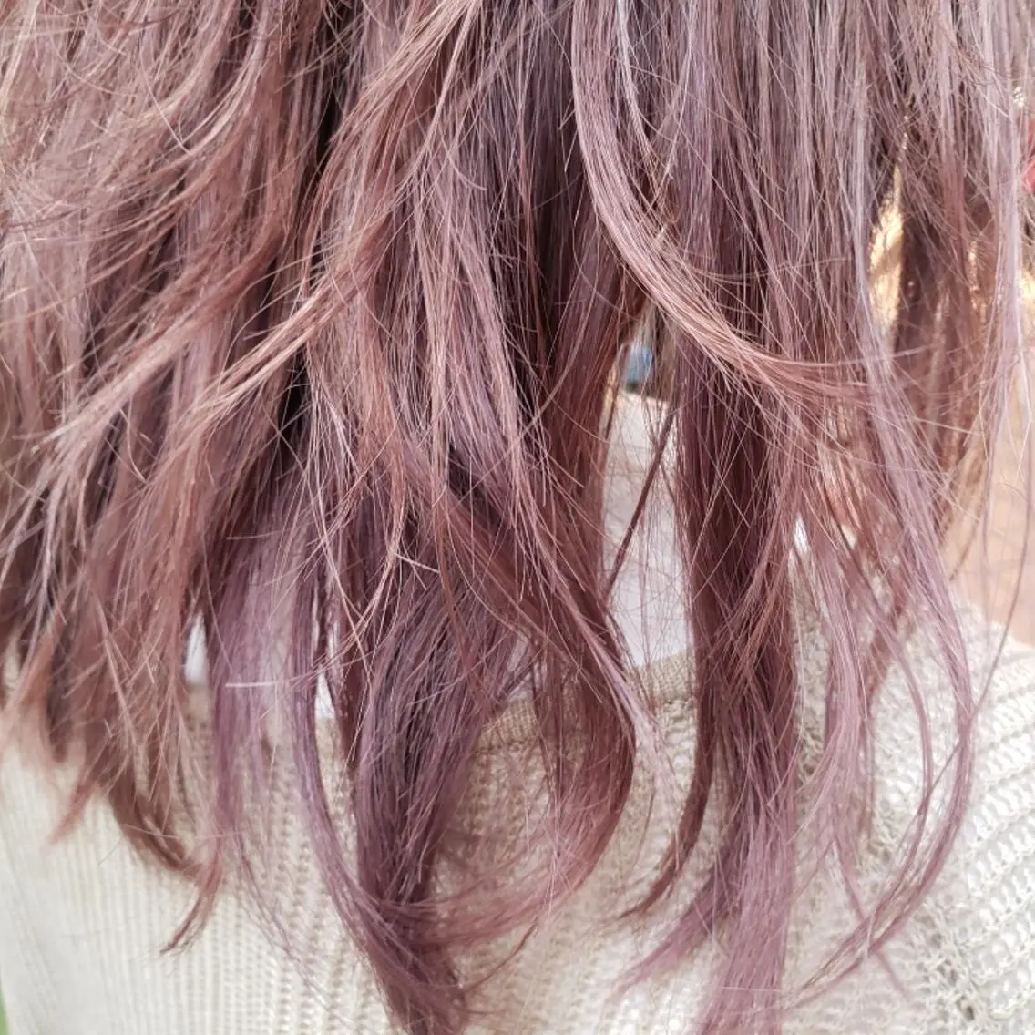セミロング カット ヘアカラー トリートメント 🇰🇷透明感×ハイ トーン🌟tomoのヘアスタイル