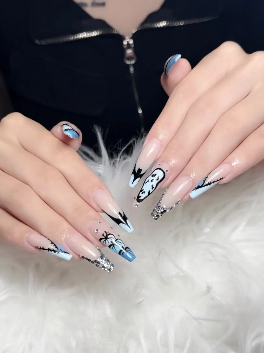 ネイル チークネイル 長さ出し フラッシュネイル フレンチネイル グラデーション ハンドネイル Lenie Nail Salonのネイルデザイン