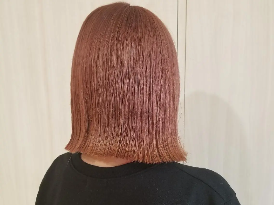 ミディアム カラー カット ヘアカラー Le Lien カジのヘアスタイル