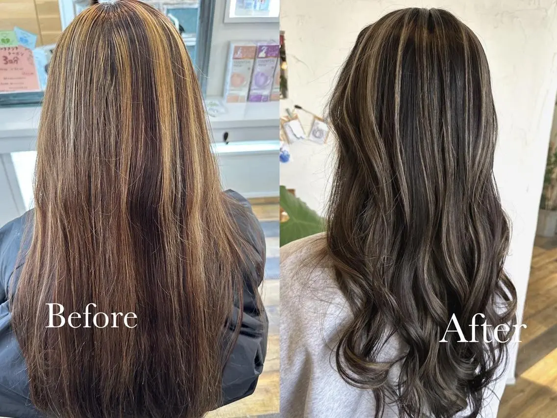 ロング カラー パーマ ヘアアレンジ メンズ キッズ ネイル 豊橋美容院 ソンリエのヘアスタイル