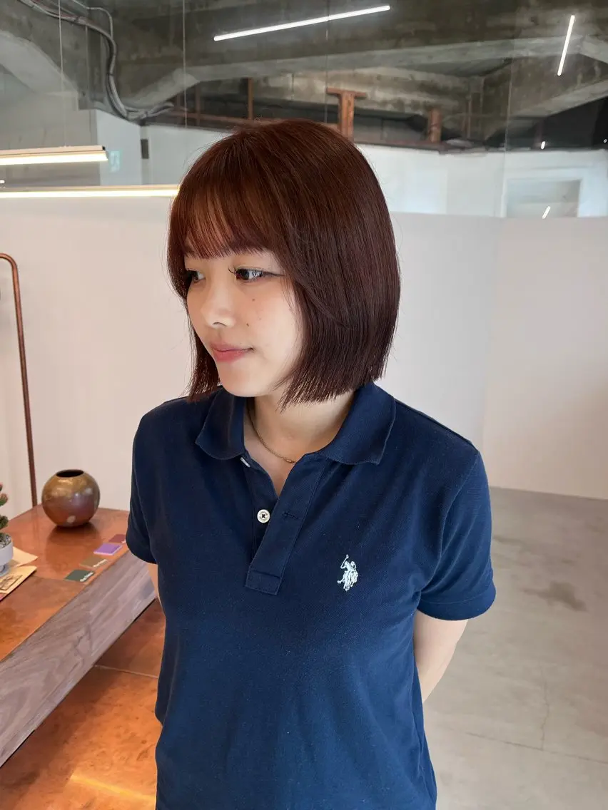 ショート ボブ カット anri/大阪/ レイヤーカットのヘアスタイル