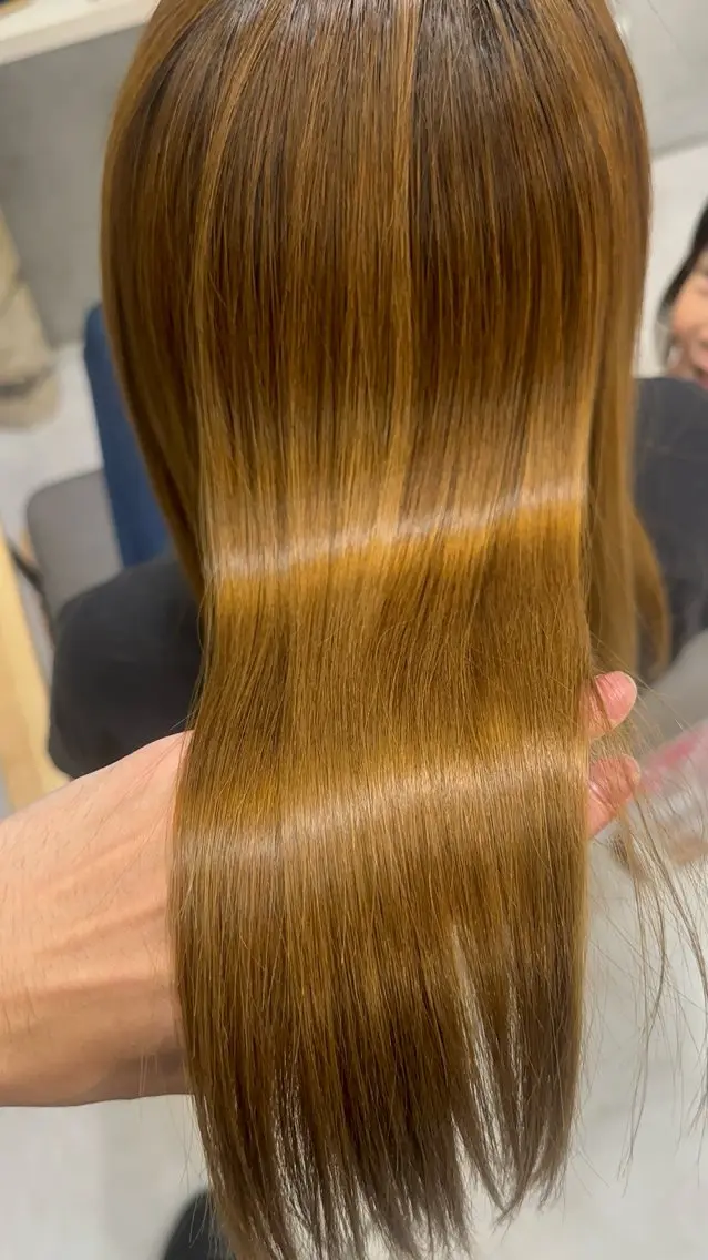 ロング 髪質改善特化美容師 酸性ストレート近藤俊のヘアスタイル