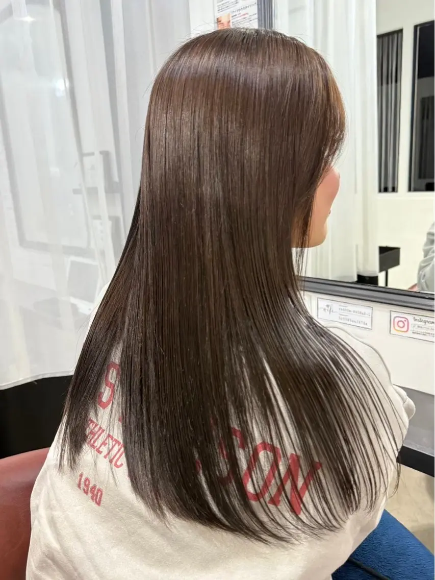 【ダメージレス🪽🫧】イルミナカラー+トリートメント✨️の写真