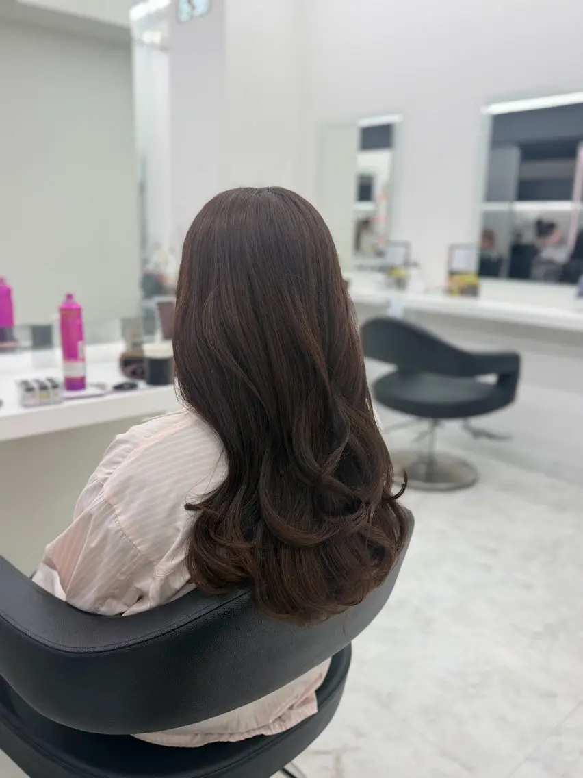 ロング カラー カット ヘアカラー 🤍レイヤー/顔周り /hirari🤍のヘアスタイル