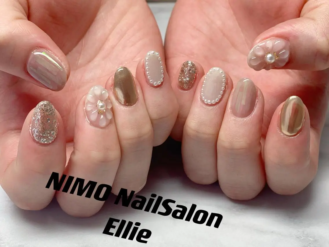 ネイル ハンドネイル ハンドケア 閨匠ビューティサロン 新橋店♡Ellieのネイルデザイン