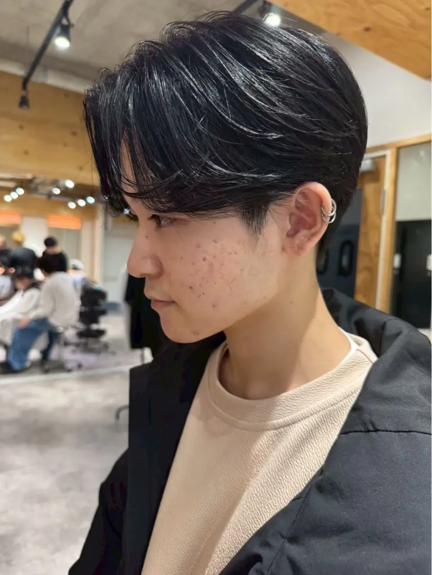 パーマ メンズ カット 縮毛矯正 縮毛矯正モデル募集中 SORAのヘアスタイル