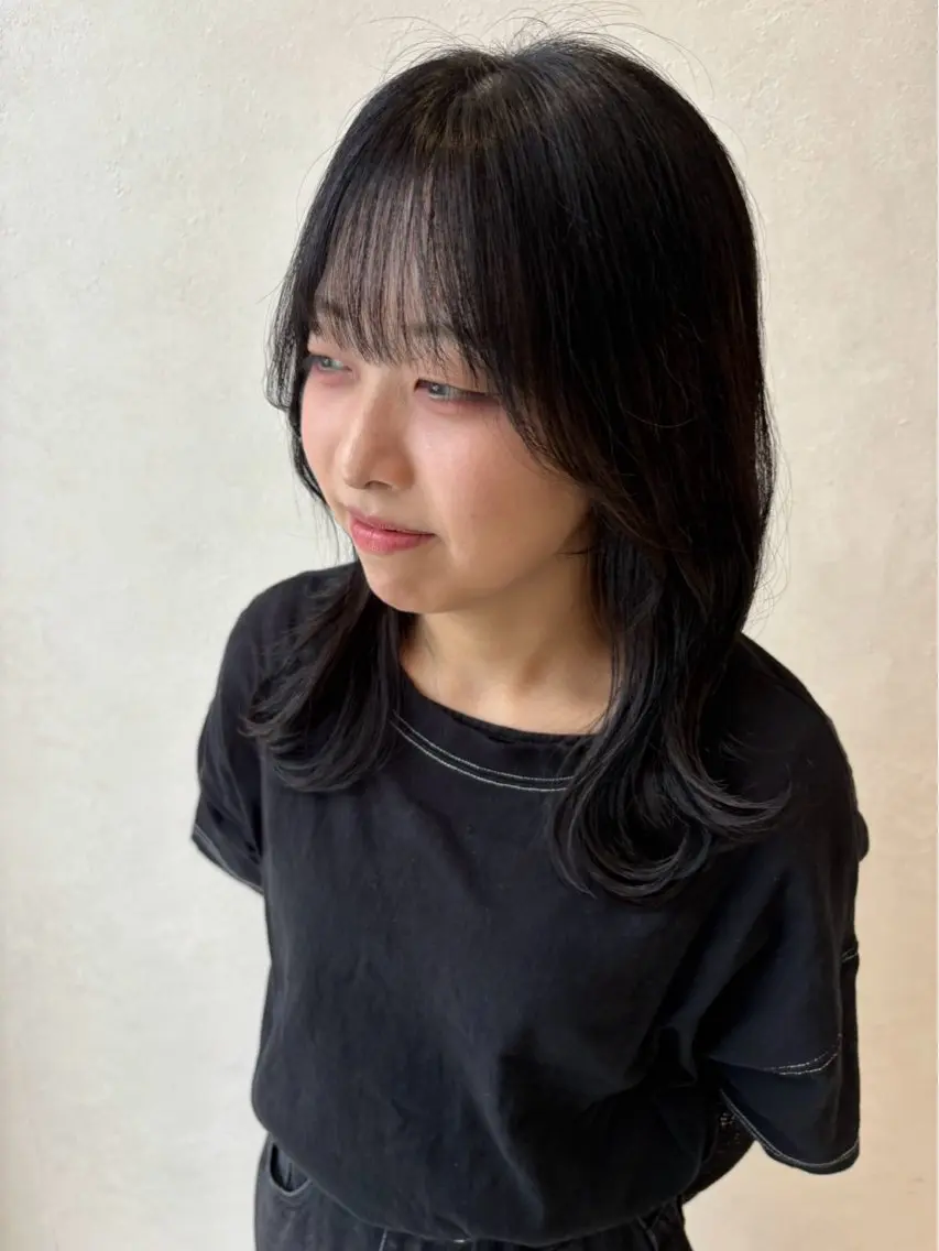 ミディアム トリートメント ヘッドスパ トリートメントおおい まほのヘアスタイル