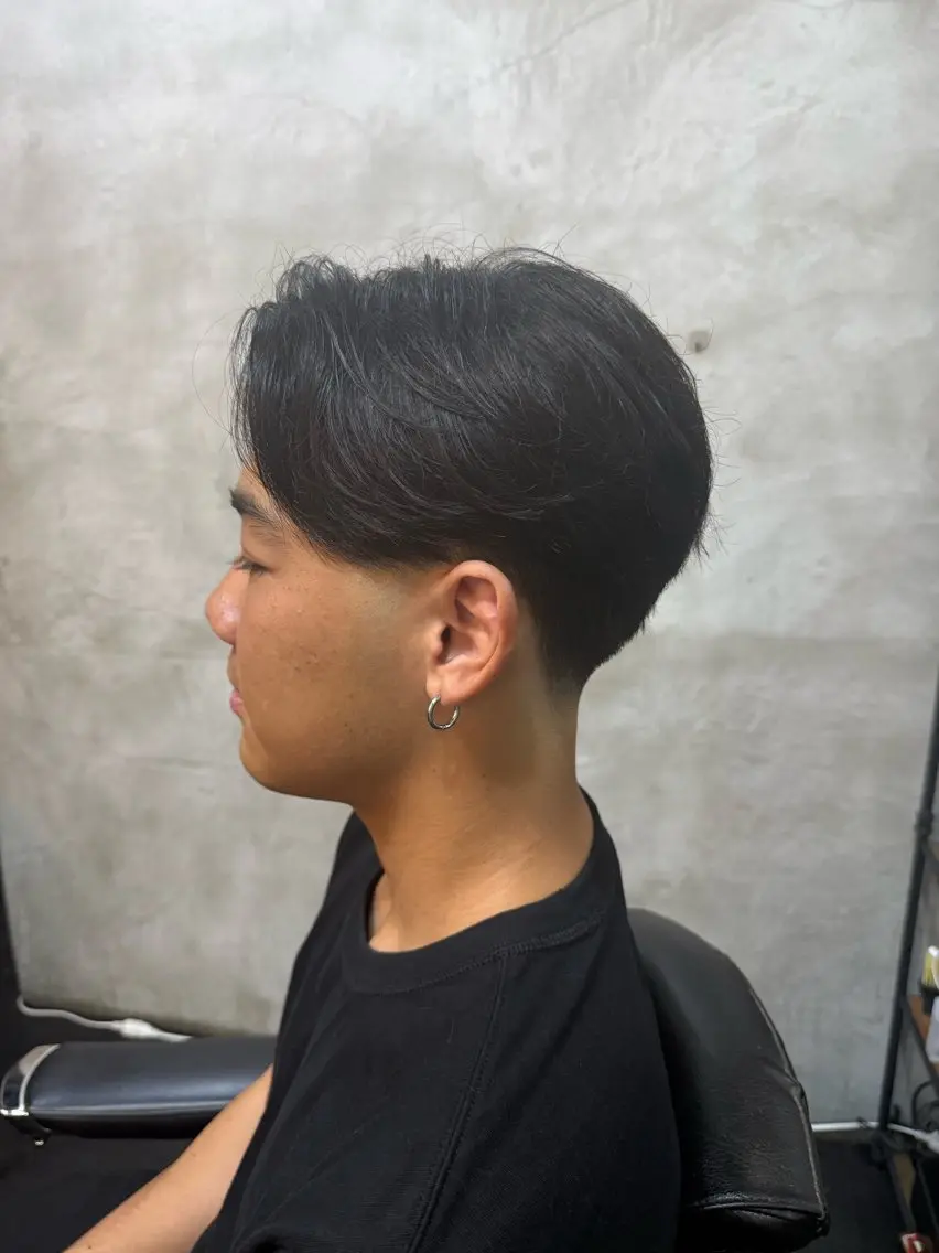 ミディアム カット 清水 大輝のヘアスタイル
