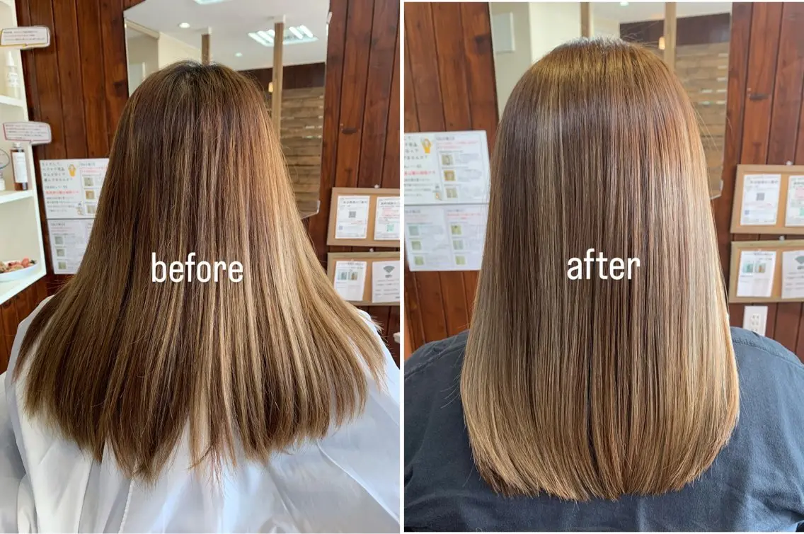 ロング カラー ハイライトカラー ハイライト 髪質改善 (髪質改善NAOS) EMIのヘアスタイル