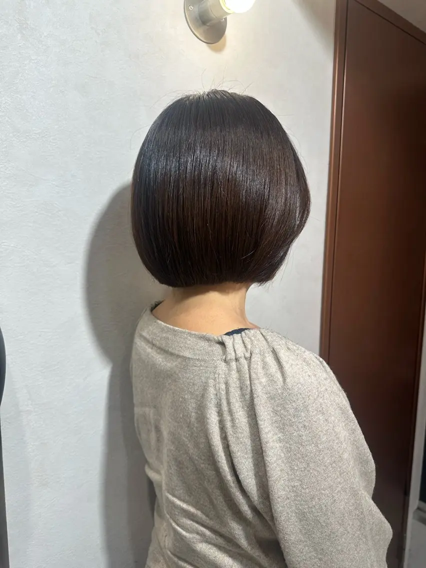 ショート ✨縮毛矯正/透明感 カラー/芦川優磨のヘアスタイル