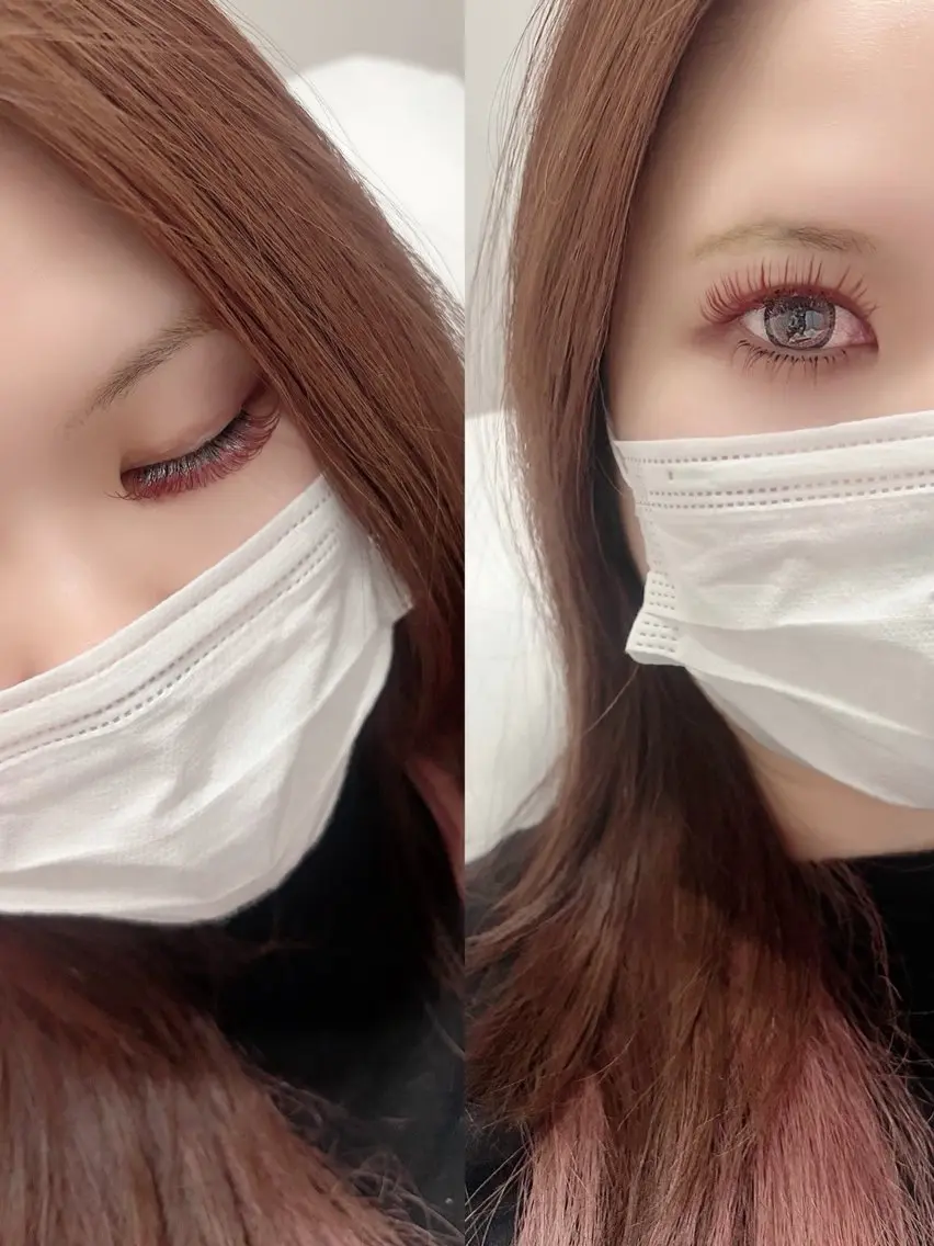 上下ボリュームラッシュの写真