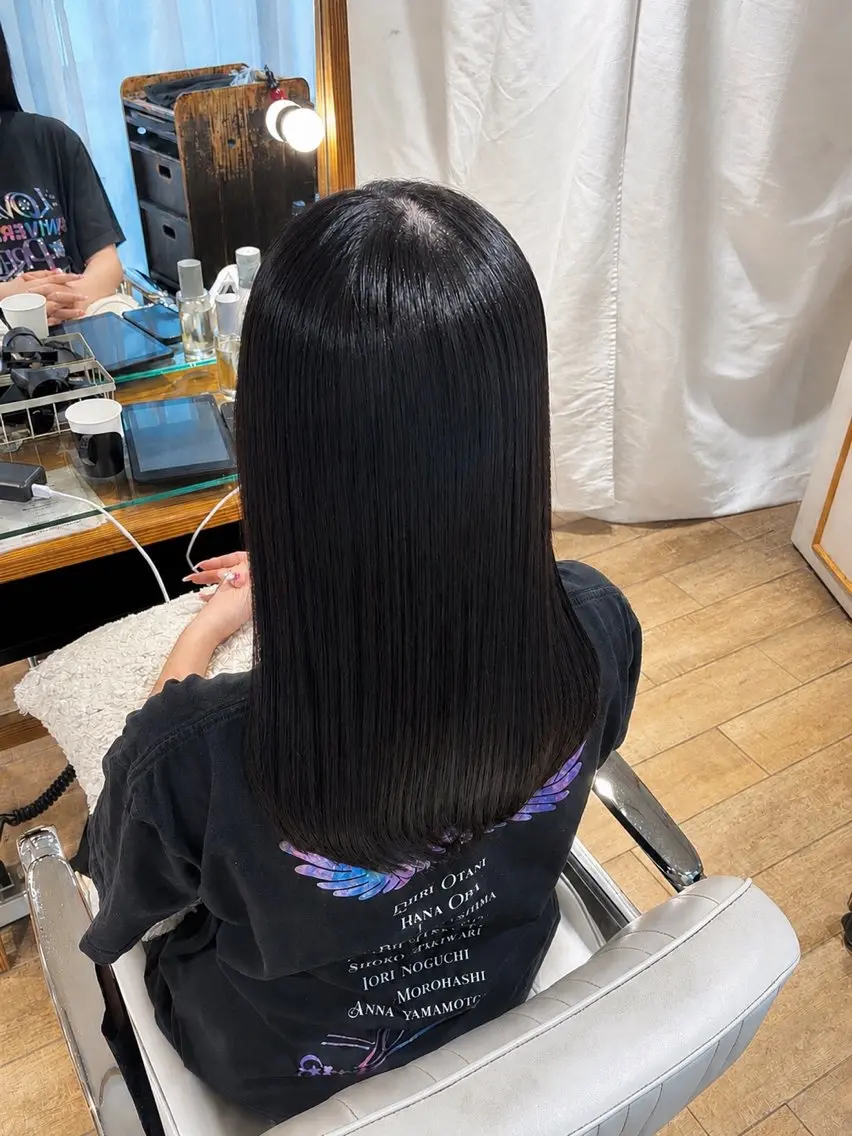 ミディアム カラー ヘアカラー トリートメント 🫧satomi🫧 /モデル募集中のヘアスタイル