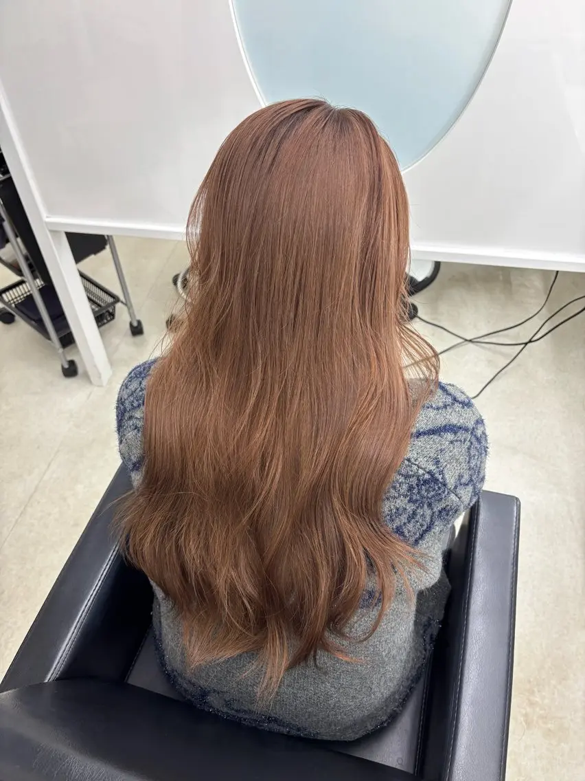 ロング カラー カット ヘアカラー 冨木 雄斗のヘアスタイル
