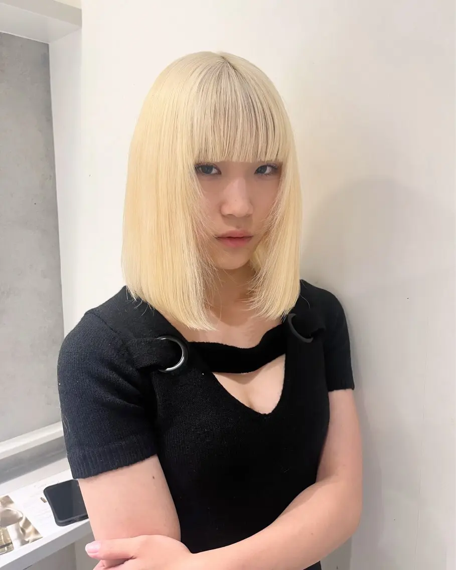 【根本プリン治し🍮】ブリーチリタッチのみの写真