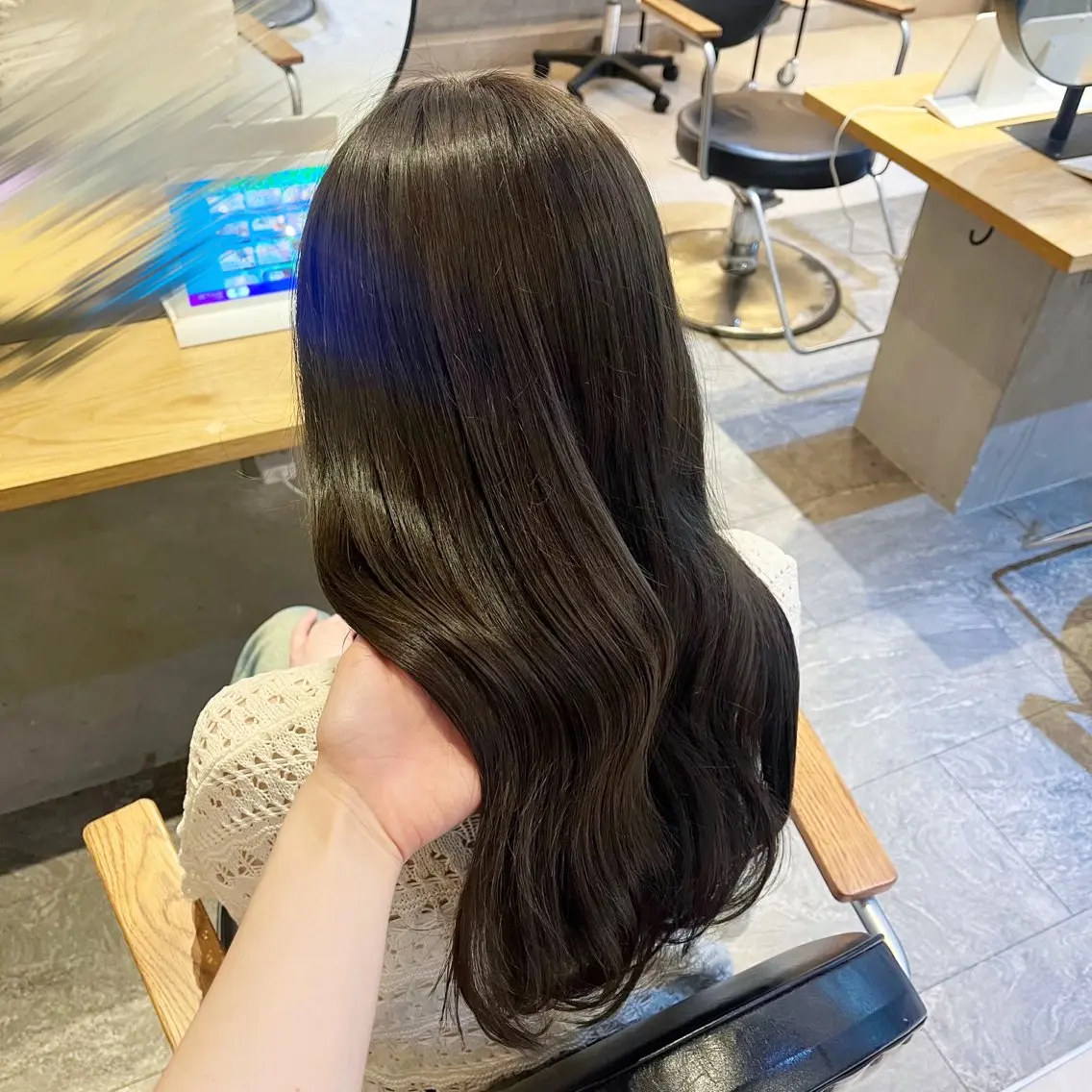 ロング カラー カット ヘアカラー 🌷お洒落推しカラー moe🐰🌷のヘアスタイル
