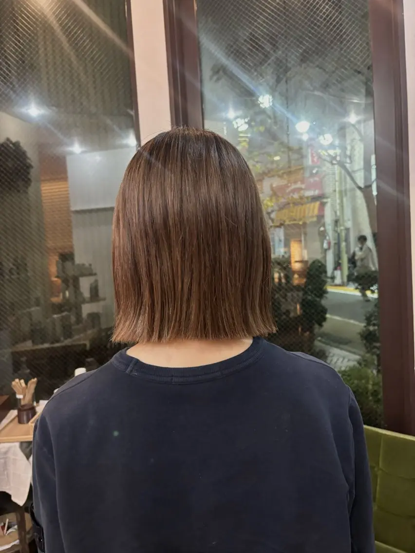 ショート ボブ 外ハネヘア ⚪️マナエ⚪️ ／学芸大学のヘアスタイル