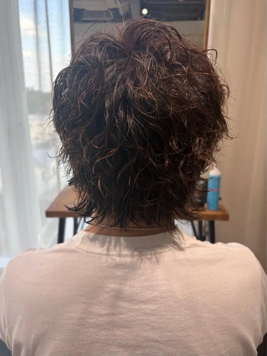 パーマ メンズ カット パーマ aina / n.w.hのヘアスタイル