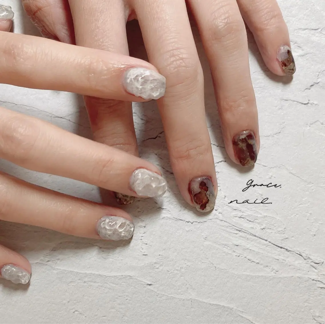 ネイル ハンドネイル ☆*。Grace Nail。*☆のネイルデザイン