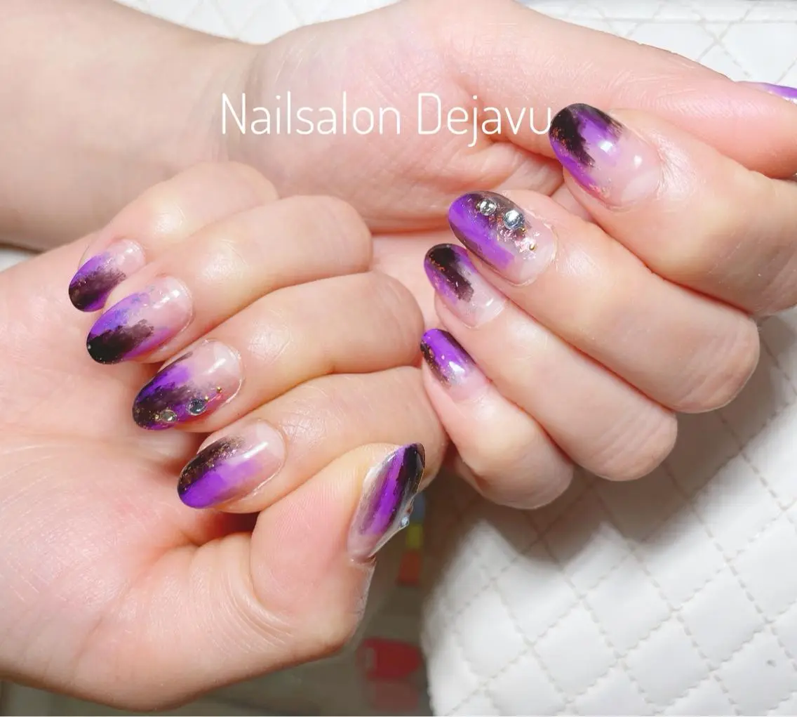 ネイル アートネイル ジェルネイル ラメ(グリッター) シンプルネイル ストーンネイル ハンドネイル Nail salon Dejavu 🌿のネイルデザイン